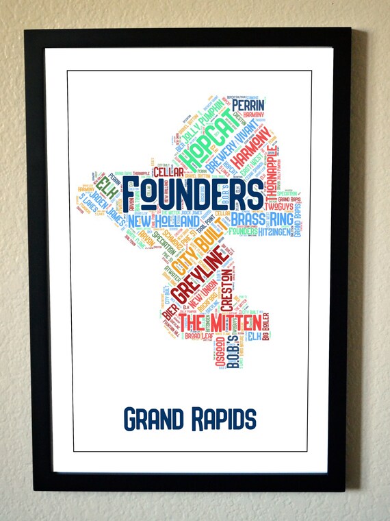 Grand Rapids Breweries Map