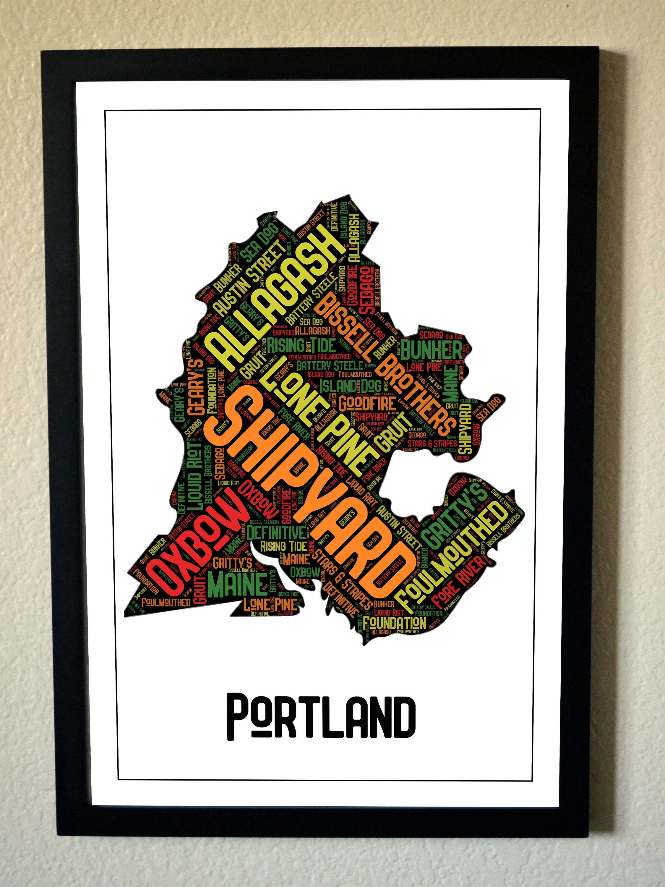 Map Of Breweries In Portland Maine