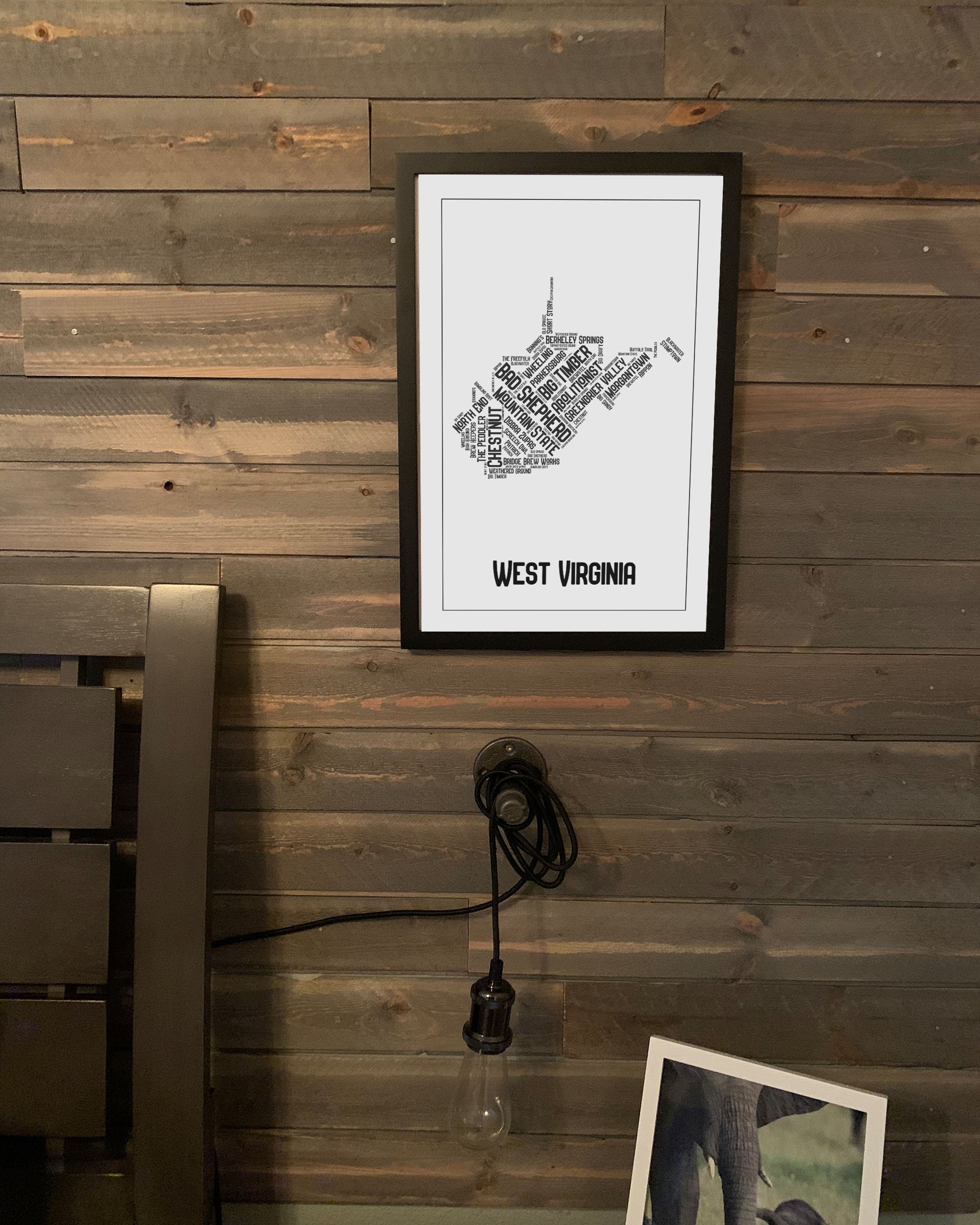 West Virginia Breweries Map Etsy