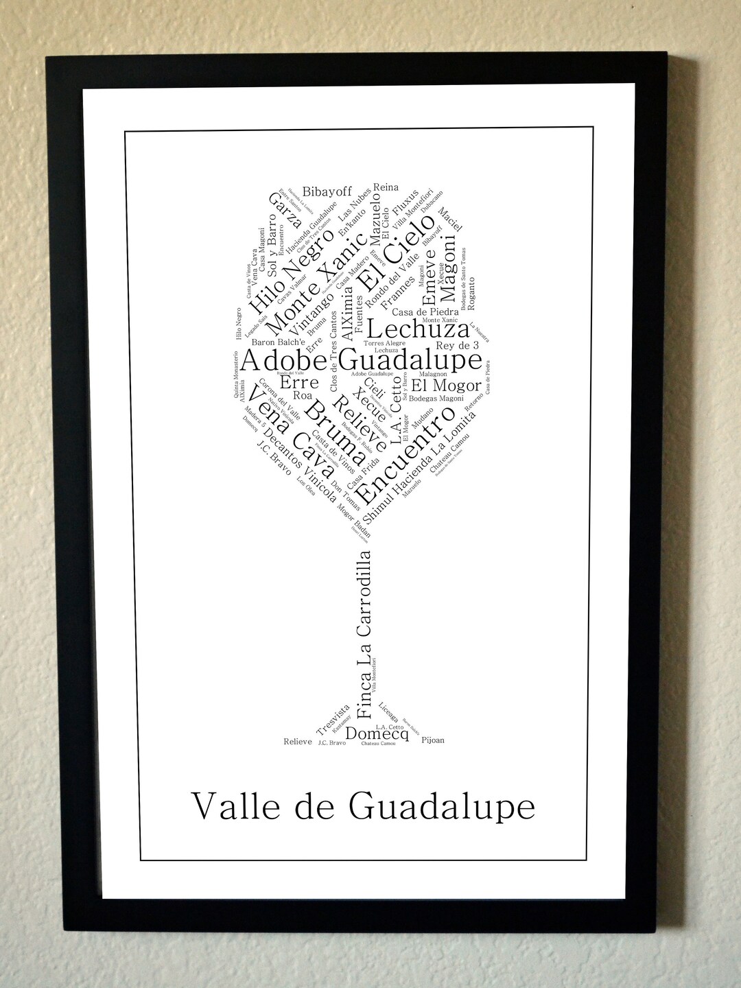 Valle De Guadalupe Wineries Artwork - Etsy