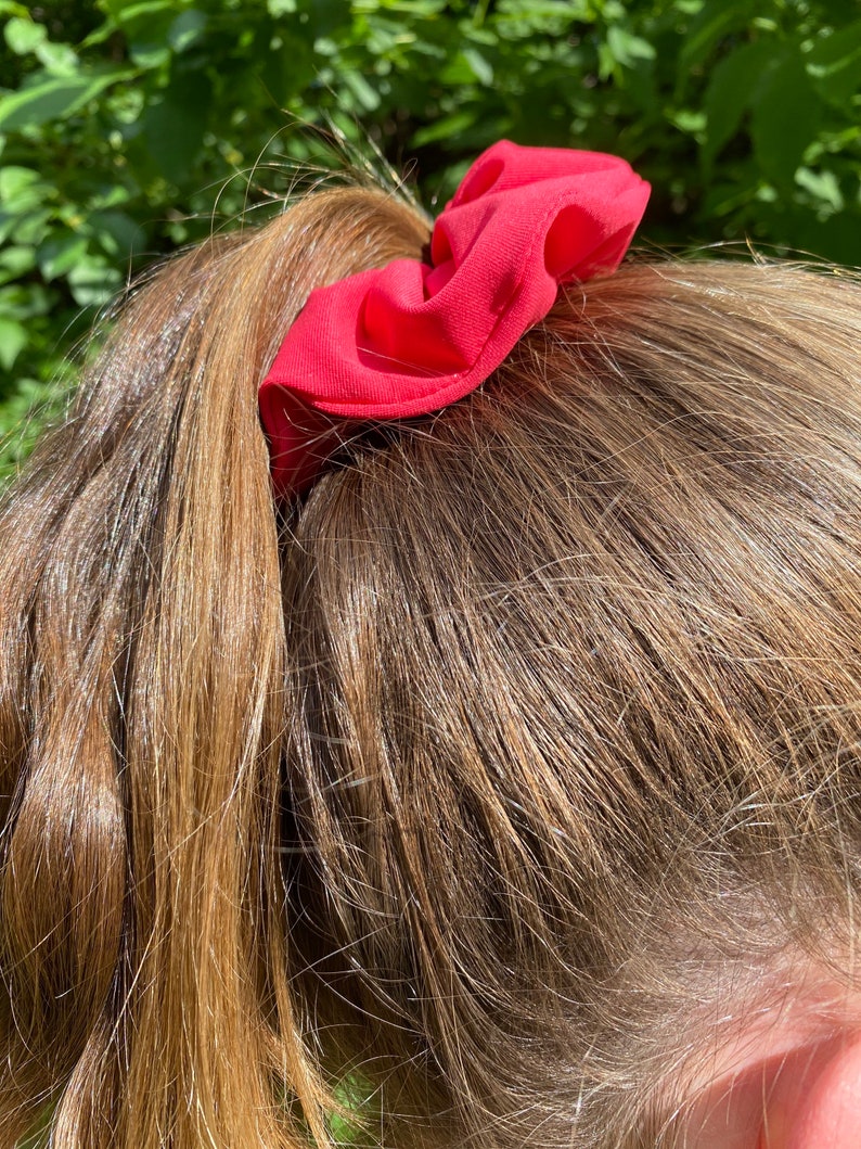 Hot Pink Waterproof Scrunchie