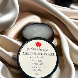 Gel de peinado con aceite de argán