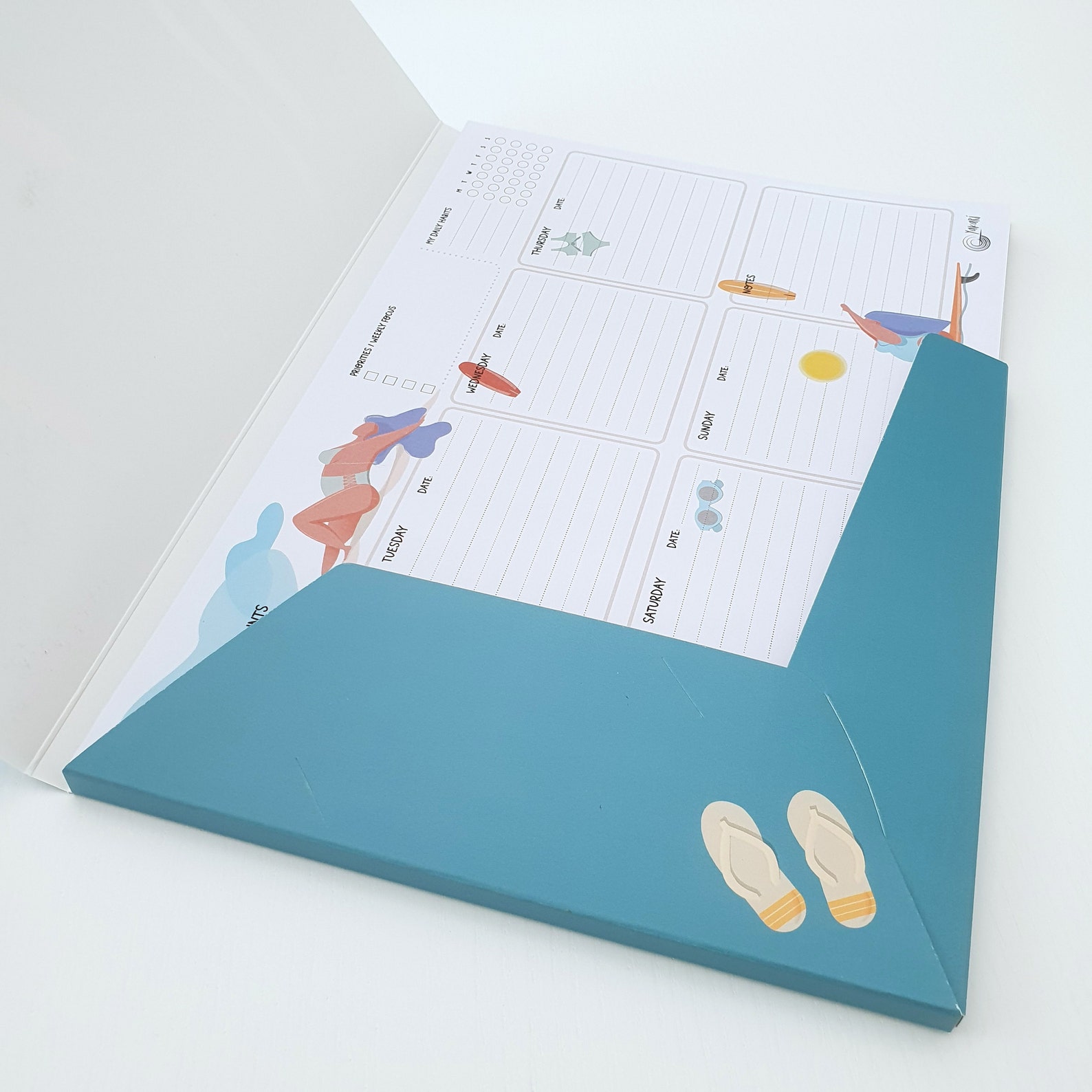 Bundle A4 File folder A4 Weekly planner Desk accessories Etsy