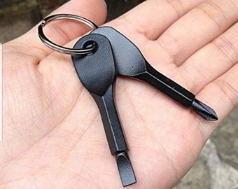 Crossed Keychain Screwdriver Tools Nut Driver Hex Wrench Key Screwdriver Tools for Men DIY Handyman Electrician Father Dad Husband Boyfriend 10 piece Portable 6-in-1 Screwdriver Keychain Flathead Crossed Keychain Screwdriver Tools Nut Driver Hex Wrench Key Screwdriver Tools for Men DIY Handyman Electrician Father Dad Husband Boyfriend 10 piece Portable 6-in-1 Screwdriver Keychain Flathead