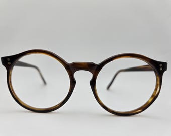 Vintage Large 'Erin Fernandez' '50/22' Round Eyeglasses