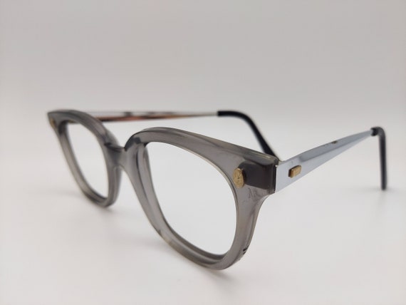 Vintage 4W Fendall T-30 Crystal Grey Eyeglasses - image 3