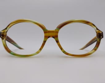 Vintage American Optical 'Compel PS168T MBRN' Large Eyeglasses