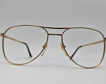 Vintage Large Golden 'Arise' Aviator Eyeglasses