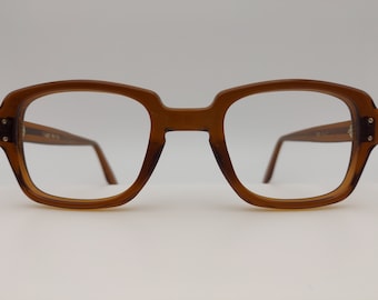 Vintage USS (4  1/5 - 5 3/4) Brown Eyeglasses