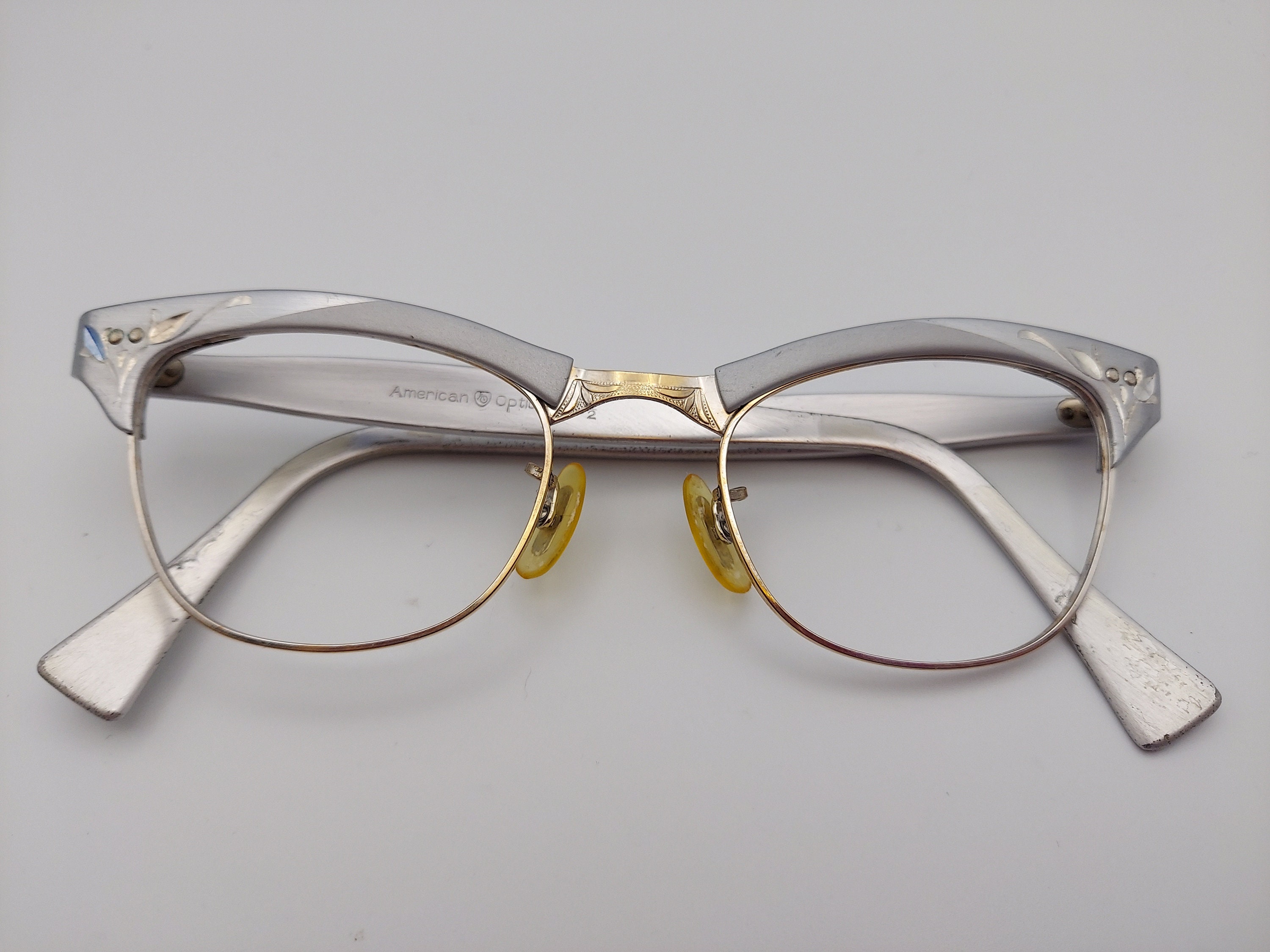 Vintage American Optical (5-1/4) Alum Eyeglasses - Etsy Vintage American Optical (5-1/4) Alum Eyeglasses - Etsy