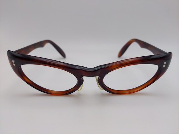 Vintage French Ropco Cateyed Eyeglasses - image 1