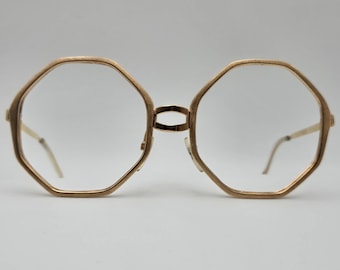 Vintage Riviera '127' Golden Octagon Eyeglasses