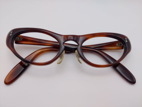 Vintage French Ropco Cateyed Eyeglasses - image 2