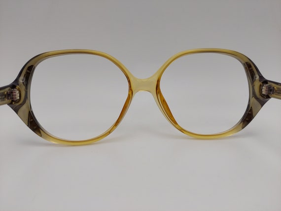 Vintage Viennaline 3052 Clear/Olive Eyeglass Frame - image 5