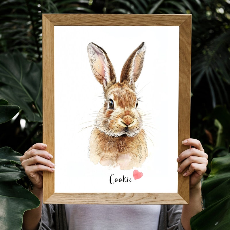 Rabbit Paintings - Etsy