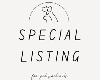 Custom Watercolor Pet Portrait: Hand-Painted Art