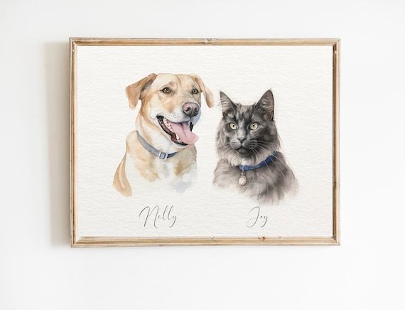 【絵画】犬2匹 絵画】犬2匹 【公式通販】