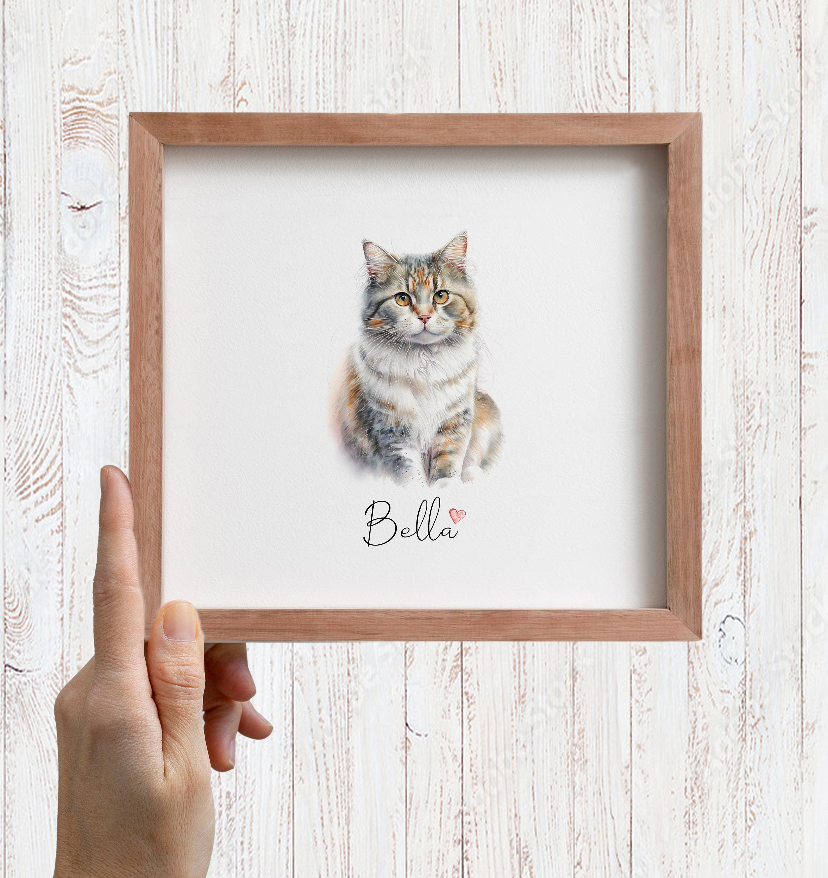 Pet Memorial Gift Personalized Pet Portrait Mini Cat Portrait Tiny Pet Portrait Custom Pet Portrait Little Mini Cat Painting Pet Loss Gift