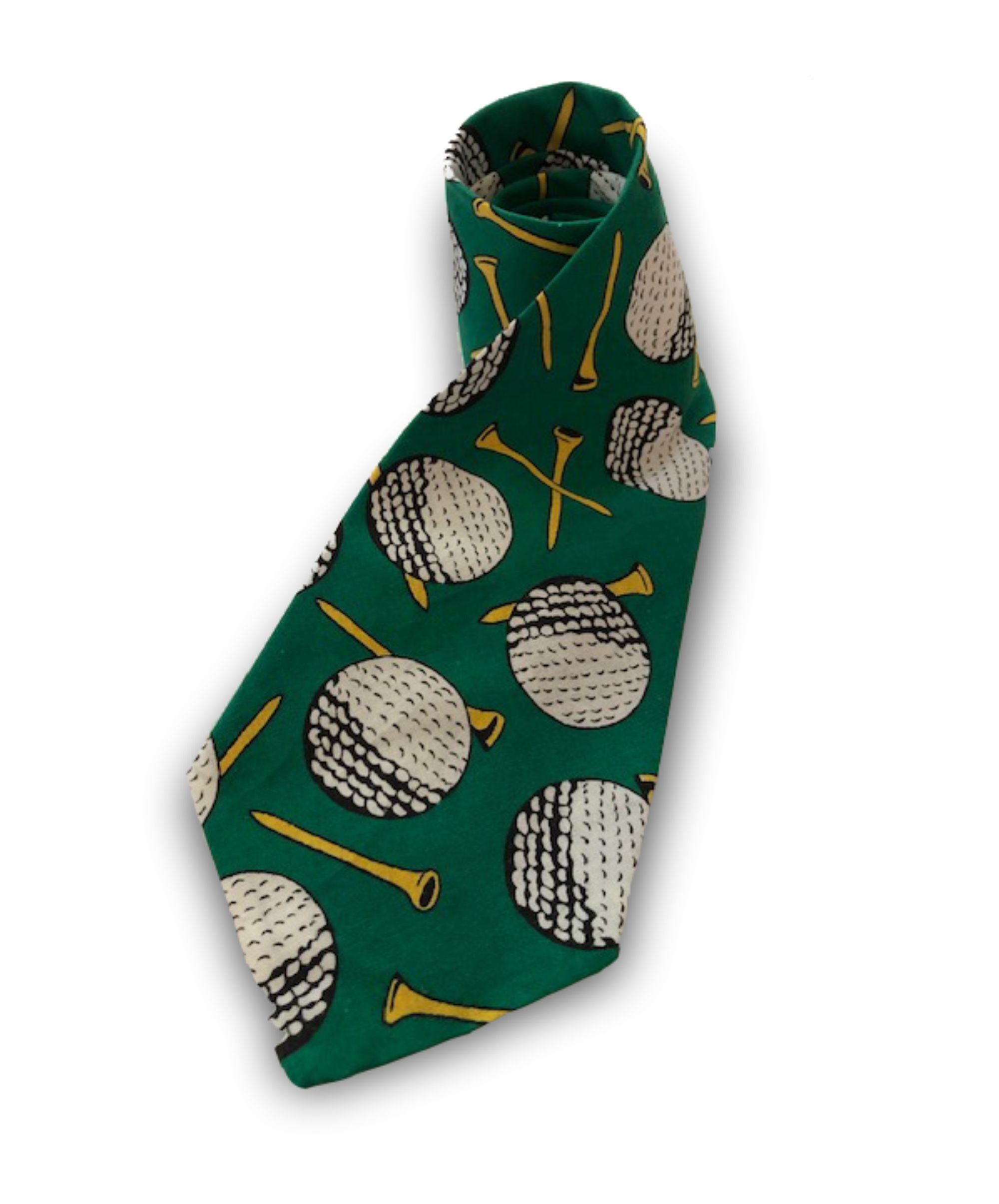 SPORT TIES Golf Ball Necktie Golfer Theme Handmade Golf Etsy