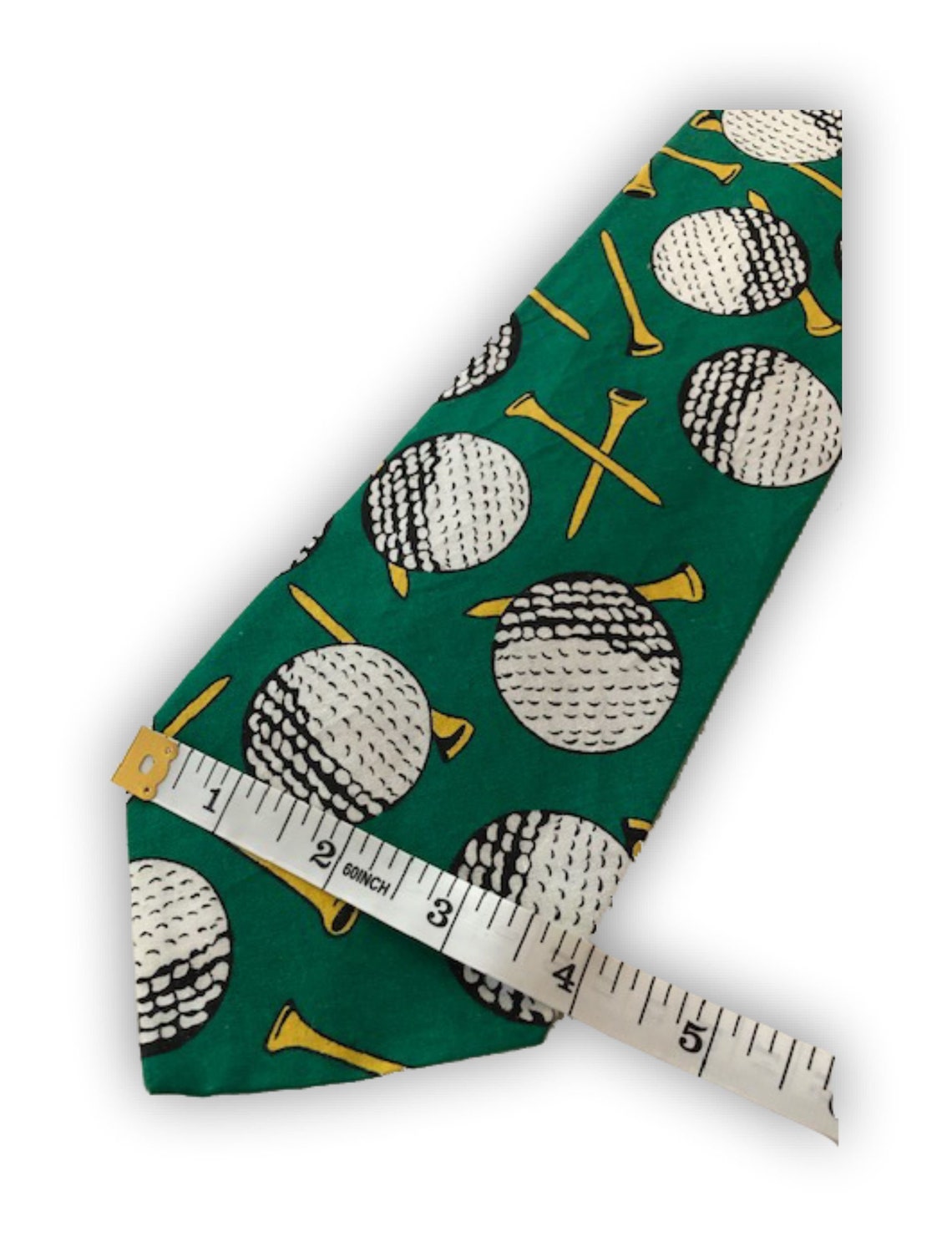 SPORT TIES Golf Ball Necktie Golfer Theme Handmade Golf Etsy