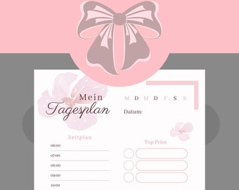 Tagesplaner für Notizen, Aufgaben und Wichtiges, Planer für Zuhause und Arbeit, druckbarer Planer, sofortiger download