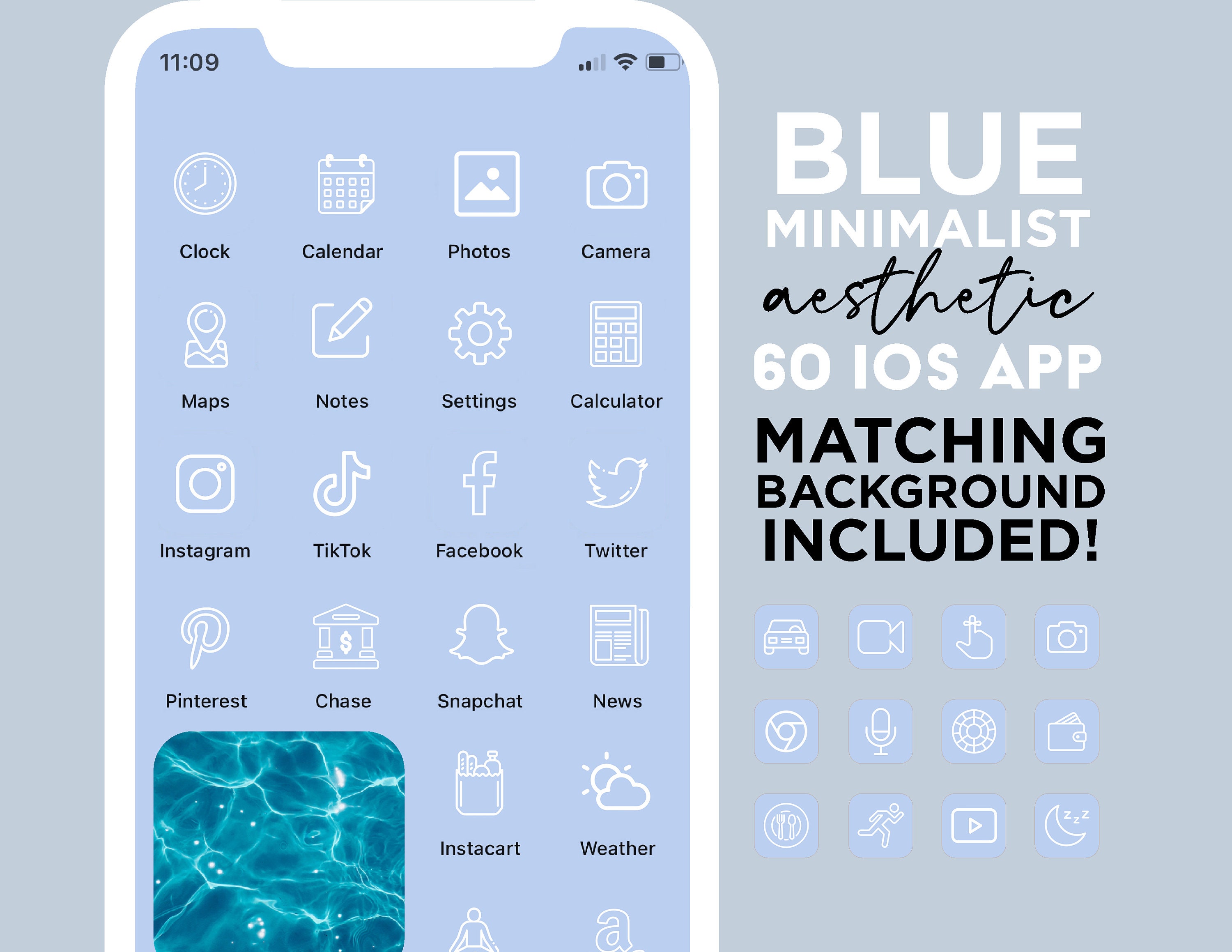 60 Blue Minimalist App Icons For Ios 14 Iphone Sky Blue Etsy 60 Blue Minimalist App Icons For Ios 14 Iphone Sky Blue Etsy