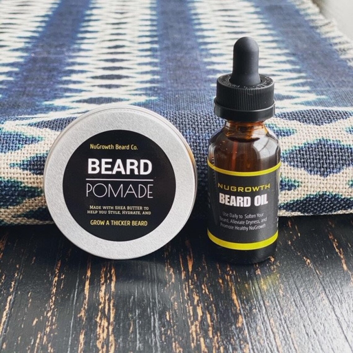 Beard Growth Kit Pomade Beard Oil Handcrafted Beard Care Etsy