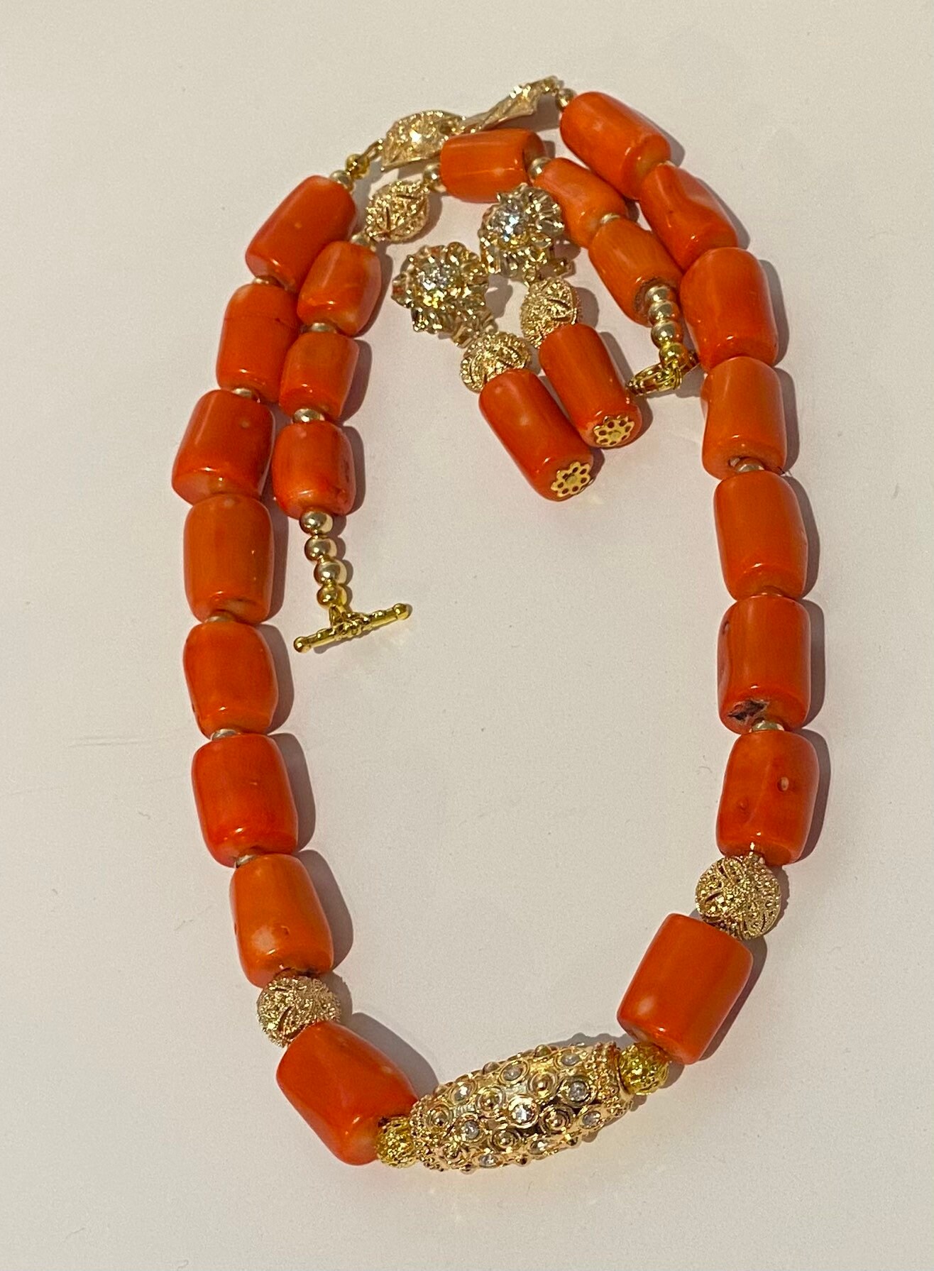 Natural Authentic Coral Beads Set necklace Bracelet & Etsy Canada