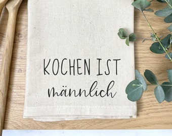 Geschirrtuch mit lustigem Spruch