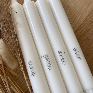 Advent candles / candlesticks / Advent wreath / Christmas candles