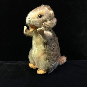 Vintage Steiff marmot//vintage large Steiff marmot//vintage mohair Steiff 1960s toy//60s Steiff//vintage Piff  Steiff/vintage stuffed animal