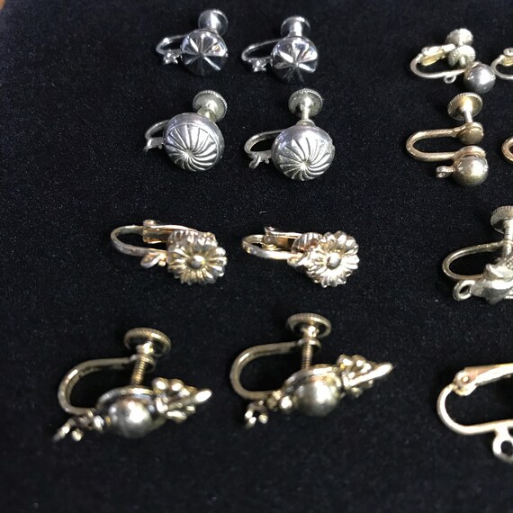 Lot De 6 Paires De Boucles D'oreilles Vintage - Costume, Dont 4 à Clipser