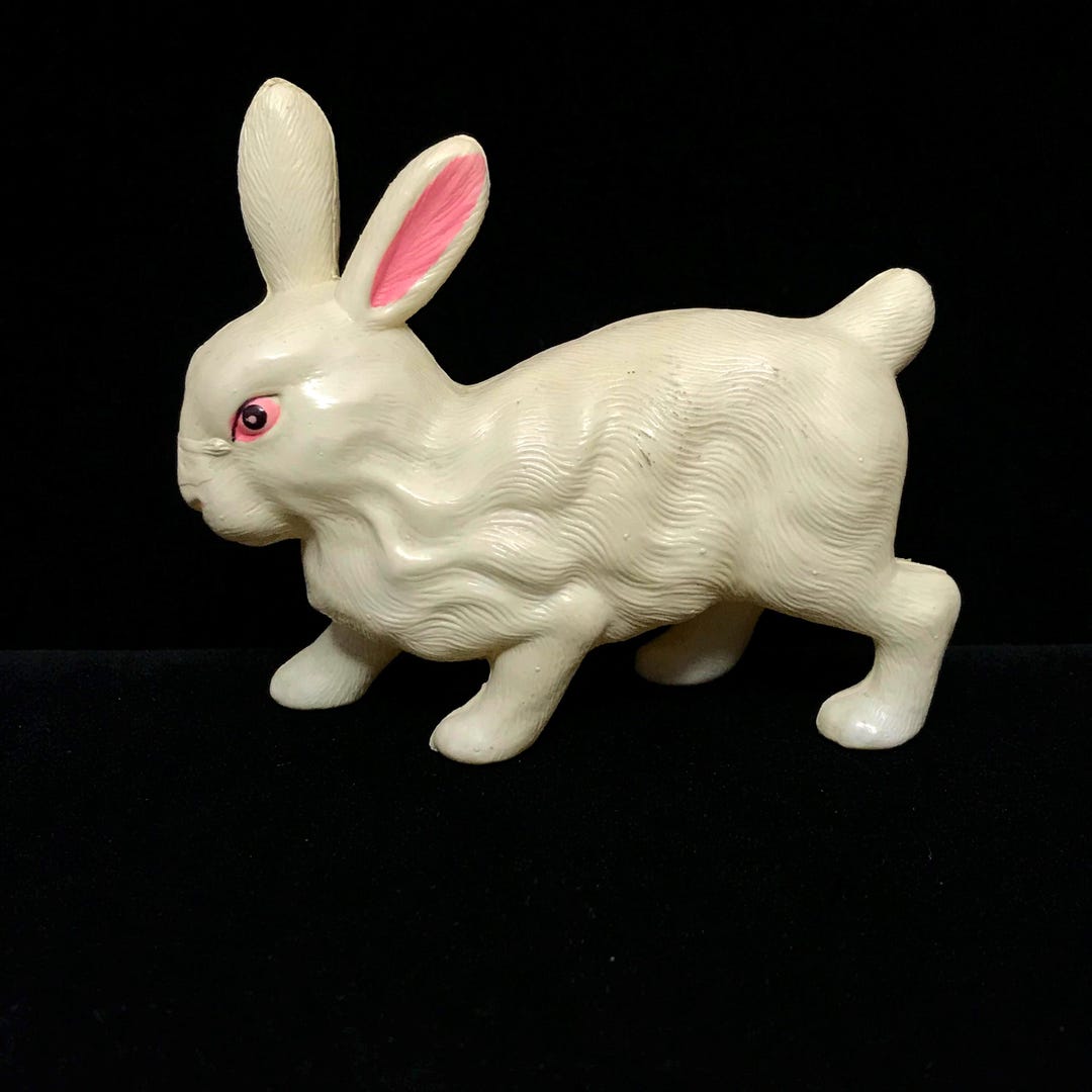 Vintage Celluloid Rabbit Figurine, Baby Rattle, Japan - Etsy