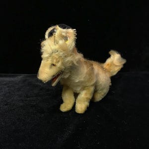 Vintage Steiff collie//vintage Steiff dog//vintage mohair Steiff 60s toy//vintage Steiff toy//vintage Steiff animal/Steiff stuffed animal