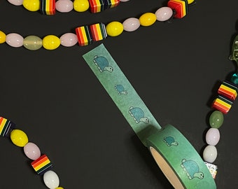 Cute Turtle Washi Tape / Decorative Tape for Bullet Journals and More