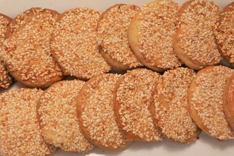 Barazek Cookies Sesame Pistachio Cookies Pistachio Cookies Etsy