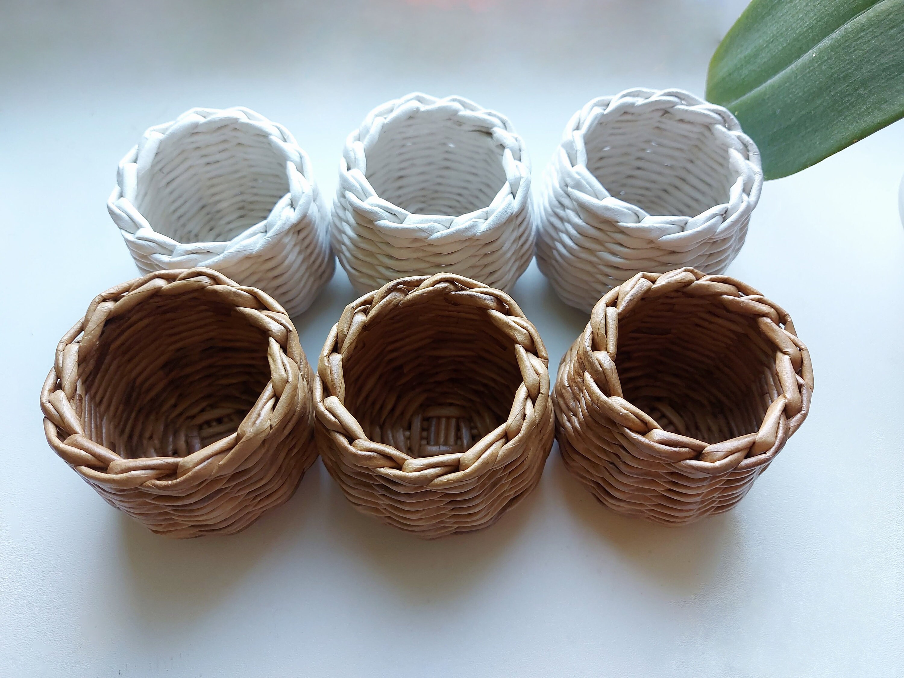6 small round wicker baskets for hanging hot air balloon Etsy