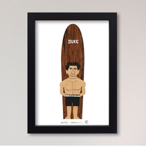 Illustration &quot;Duke&quot; by Mikel Casal. Fine Art signed 14,8 x 21 cm reproduction