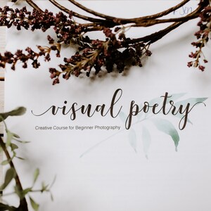 Creative Course for Introductory Beginner Photography - Instant Download