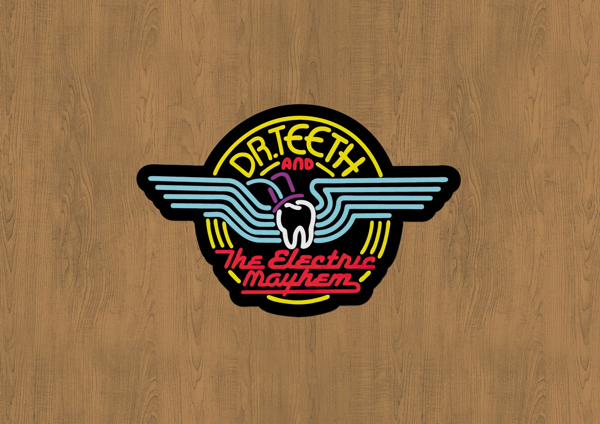 Dr. Teeth and the Electric Mayhem Logo STICKER Die Cut Etsy Australia
