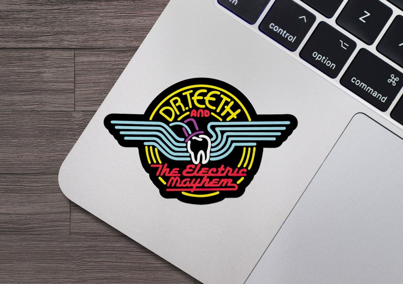 Dr. Teeth and the Electric Mayhem Logo STICKER Die Cut Etsy