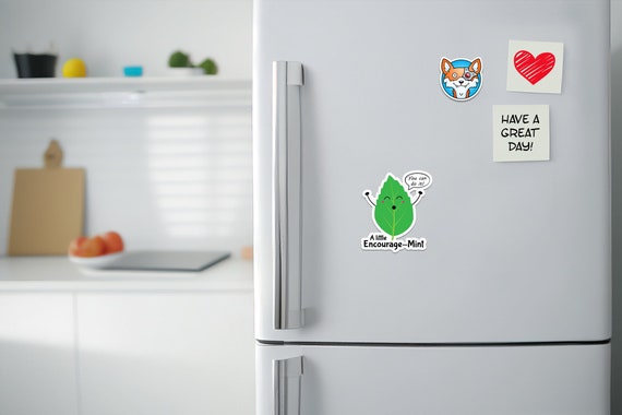 Funny Food Refrigerator Sticker - Cute Die Cut Vinyl Decal 6 x 8