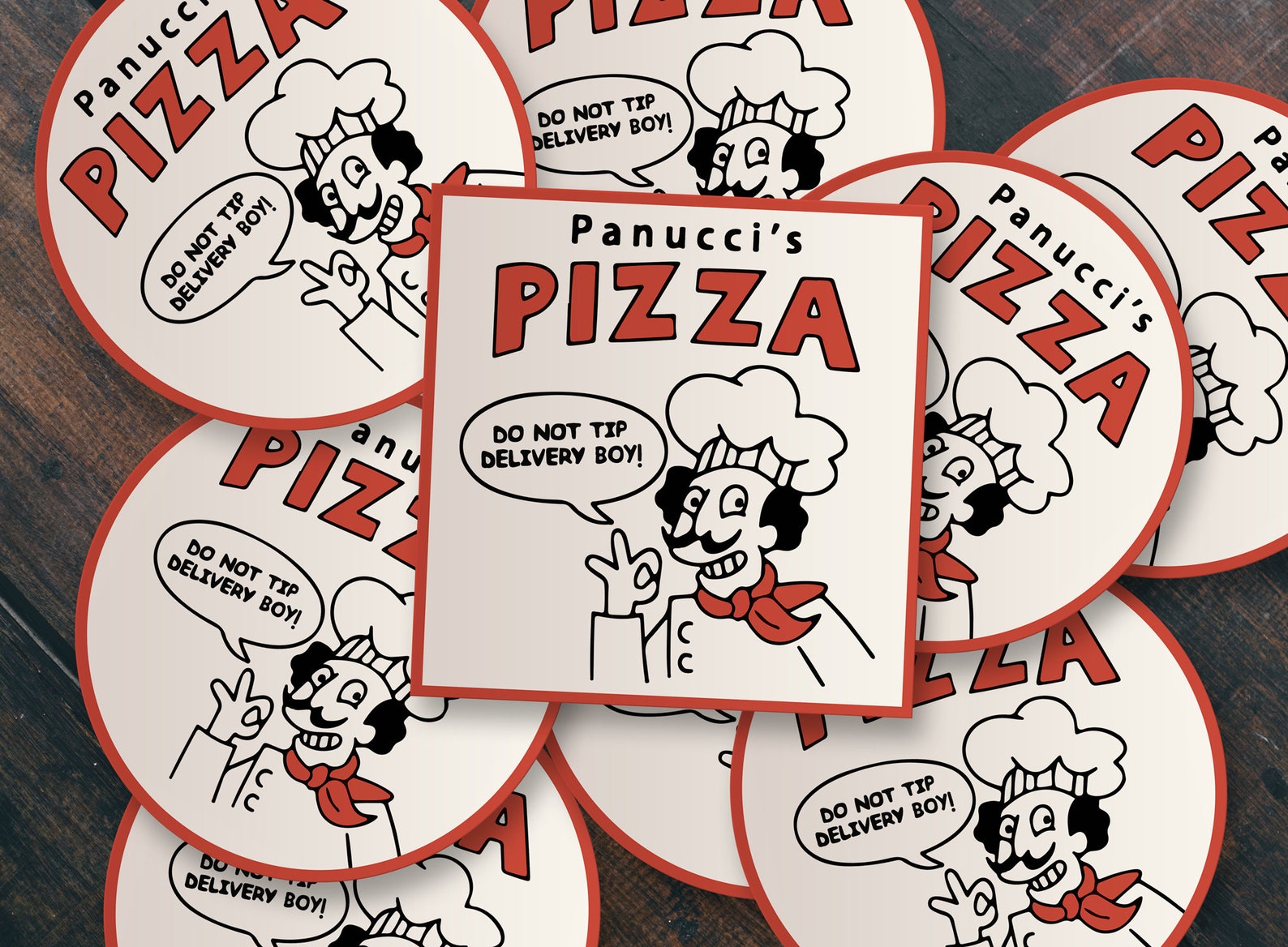Panucci's Pizza STICKER Die Cut Waterproof Vinyl Sticker Etsy