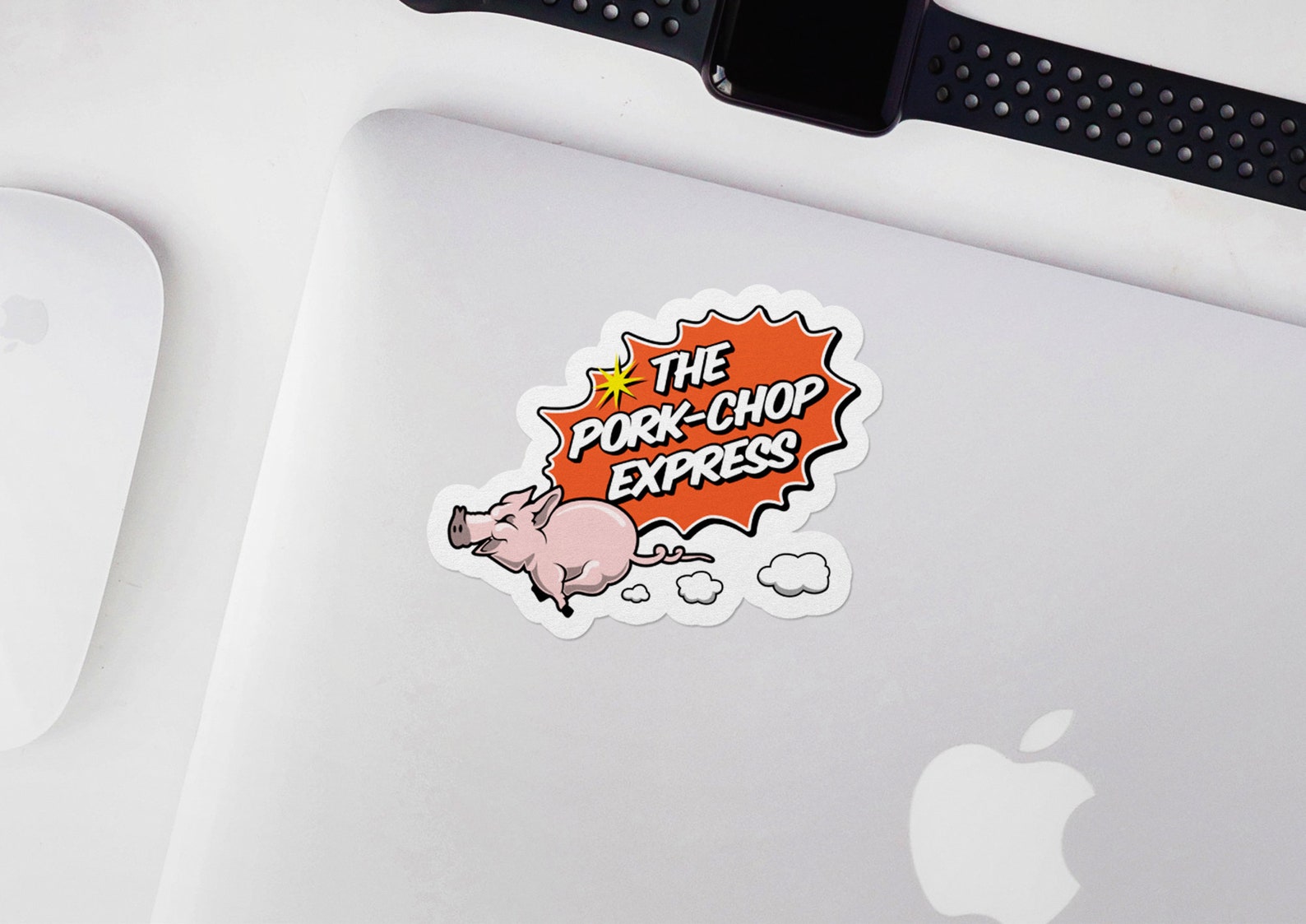 Pork Chop Express STICKER Die Cut Waterproof Vinyl Sticker Etsy