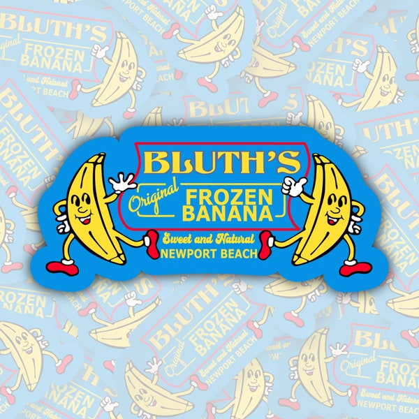 Bluth's Original Frozen Banana Stand * STICKER OR MAGNET * Die-Cut | Vinyl | Decal | Waterproof | Weatherproof