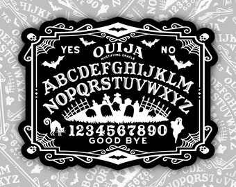 Ouija Board * STICKER OR MAGNET * Die-Cut | Vinyl | Decal | Waterproof | Weatherproof