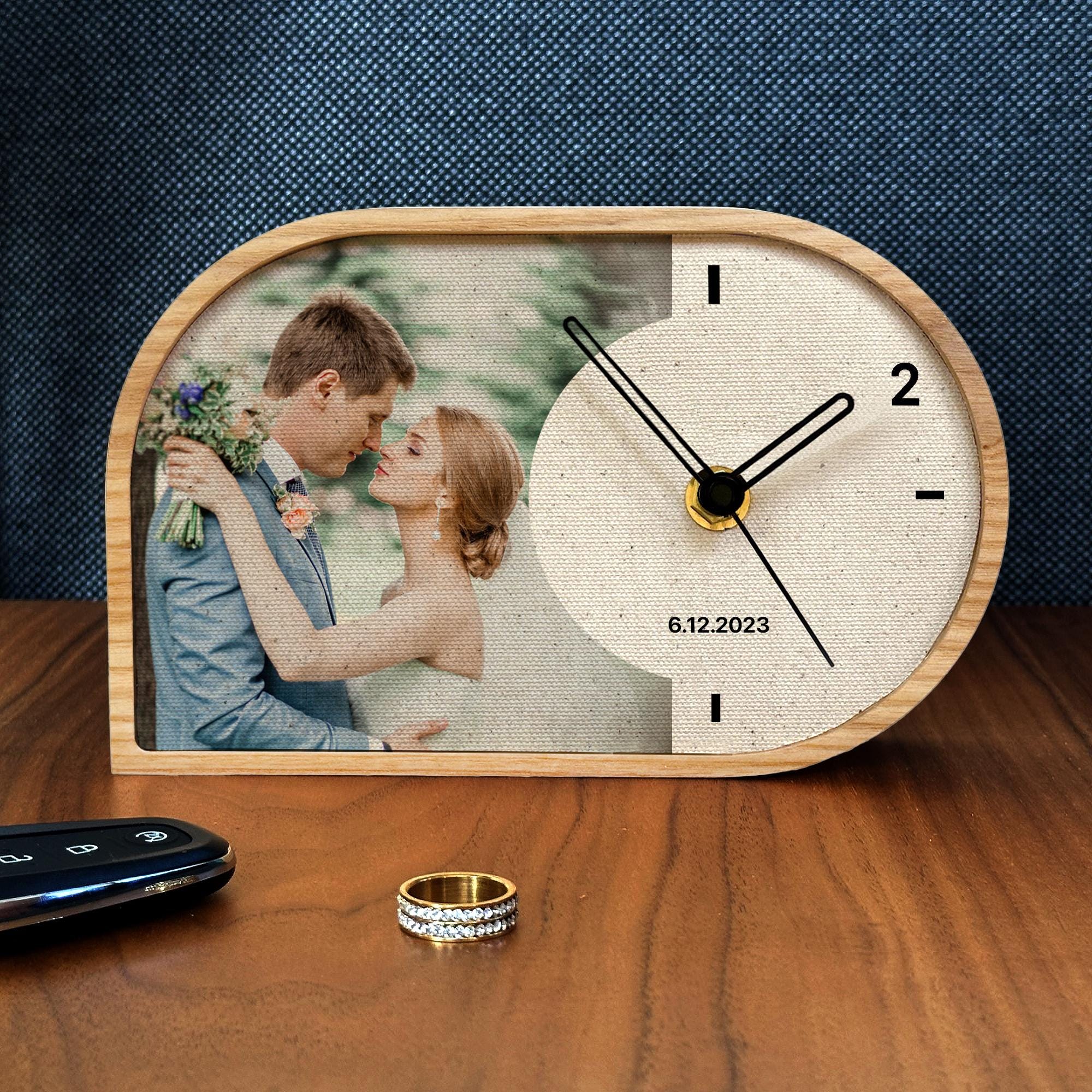 Personalized Cotton Desk Clock