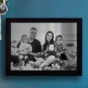 Personalized 10th Anniversary Aluminum Gift • Photo wall art for Him or Her • Custom Aluminum Metal Anniversary Keepsake