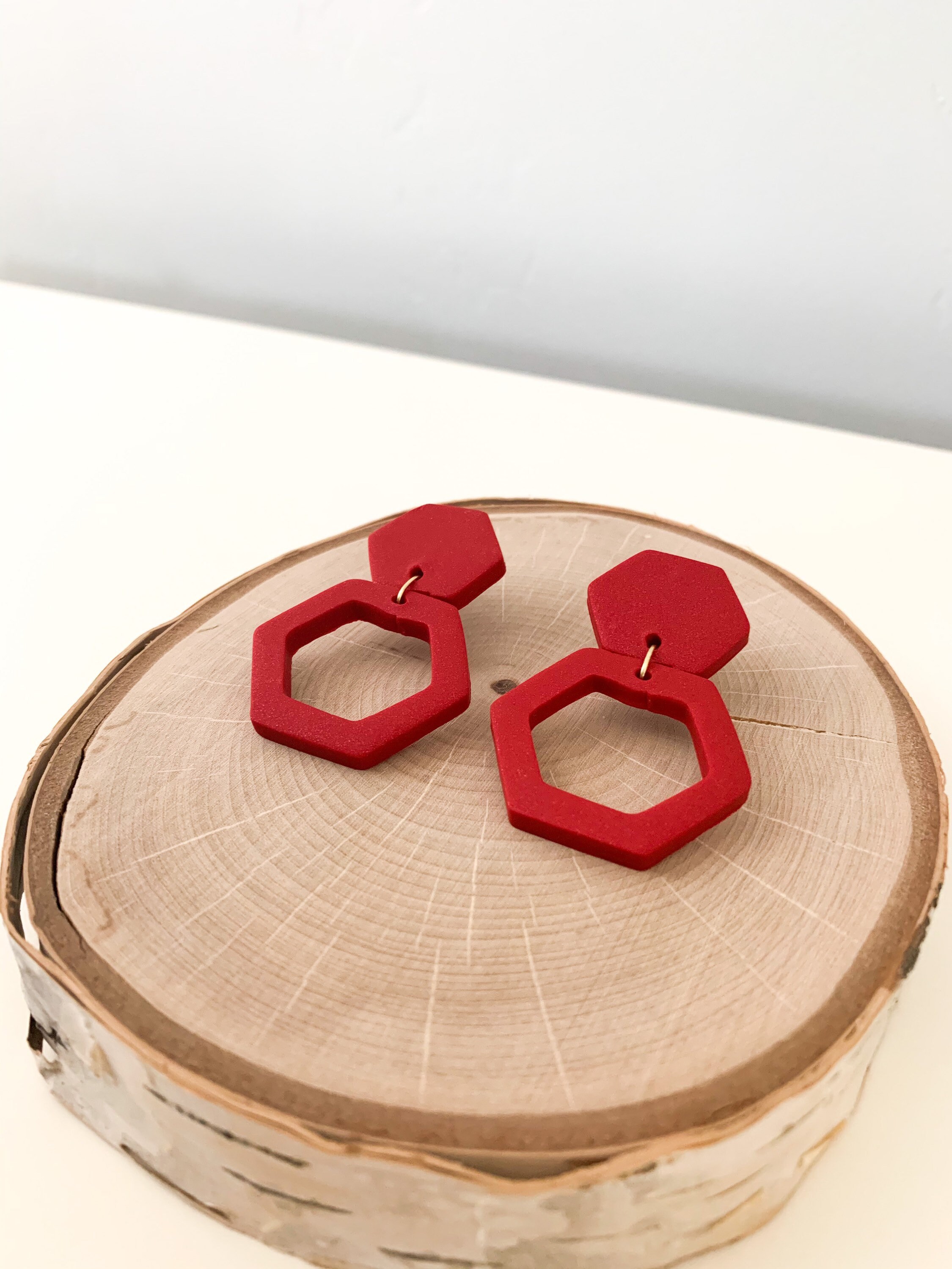 The Sally Clay Earrings Etsy