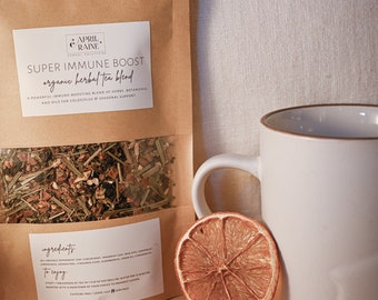 immune boosting tea | immune support herbal tea blend | organic herbal tea